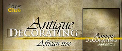 Antique Decorating "African tree"