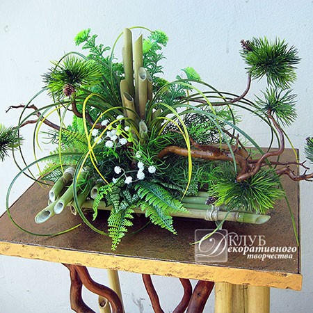 Купить композиции из искусственных растений и цветов в Украине, Киев, Днепр, Одесса