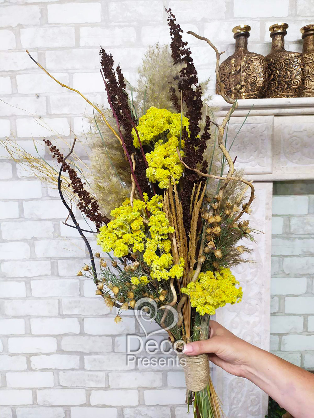 Купить композицию из сухоцветов в Украине, Киев, Полтава, Сумы
