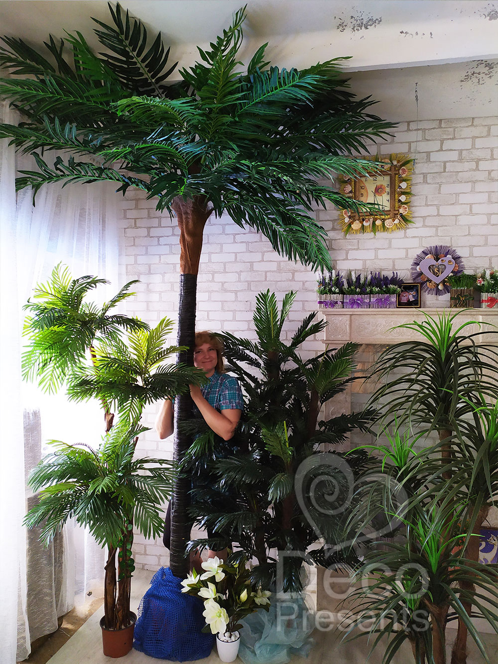 Купить искусственные растения Пальму в горшке, Сумы, Запорожье, Киев