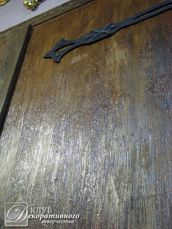 Создание деревянной поверхности на двери
