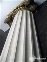 Фрагмент колонны с кракелюрами