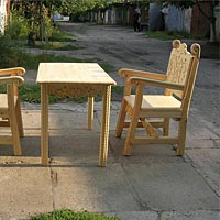 Комплект деревянной мебели для дачи, дома или садового участка