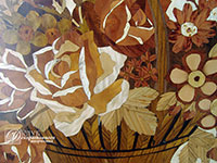 Мозаика из дерева, из шпона - маркетри