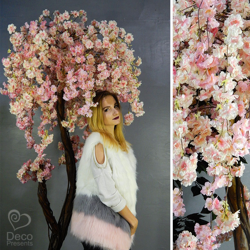 Купить декоративное дерево из цветов, Украина